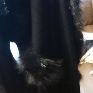 Women faux fur cape 1x muilt.color